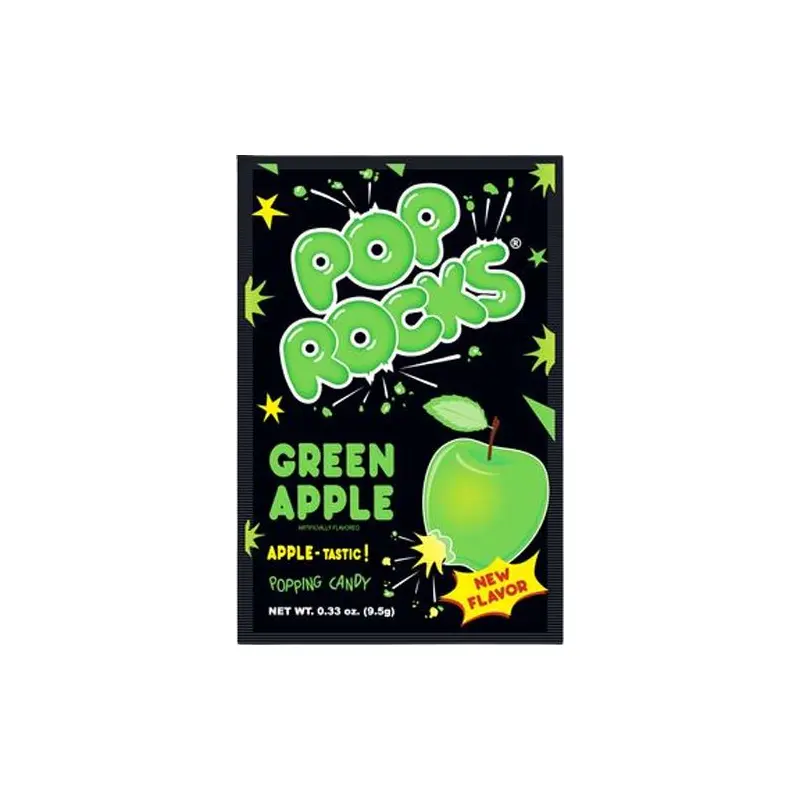 Pop Rocks Green Apple Popping Candy - 0.33-oz. Package