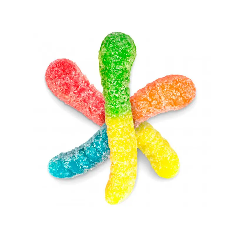 Sour Mini Neon Gummi Worms