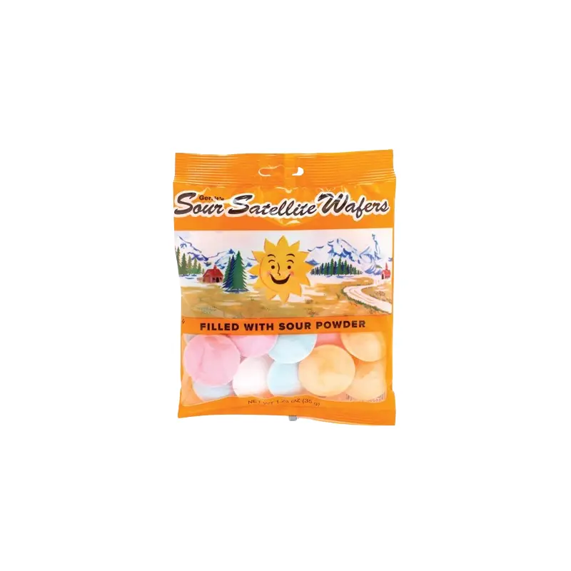Sour Satellite Wafers Candy - 1.23-oz. Bag