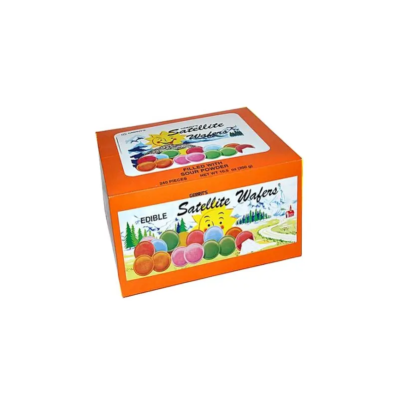 Sour Satellite Wafers Candy - Box of 240