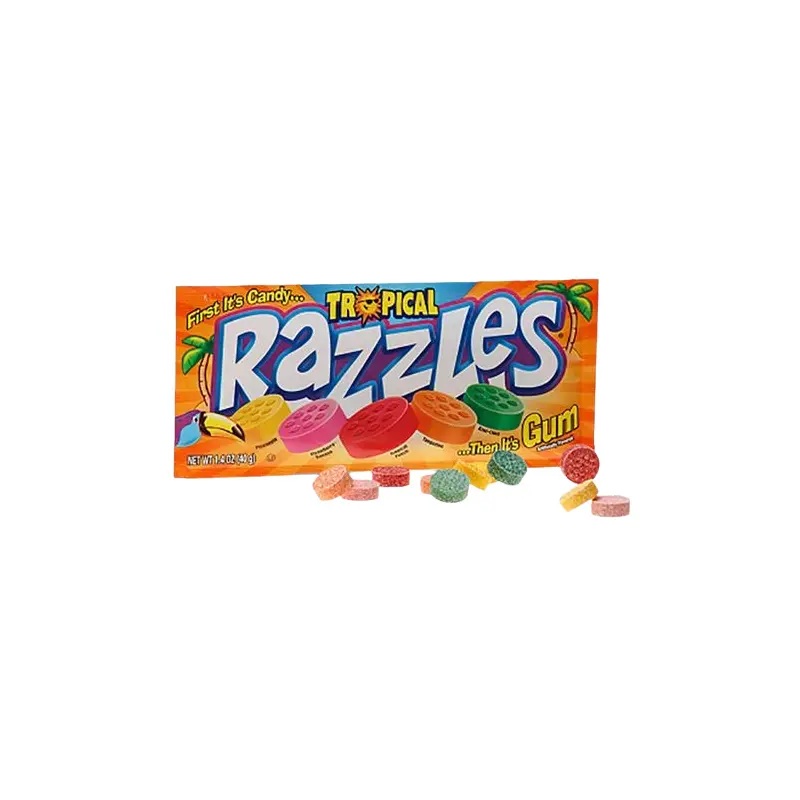 Tropical Razzles Candy - 1.4-oz. Pouch
