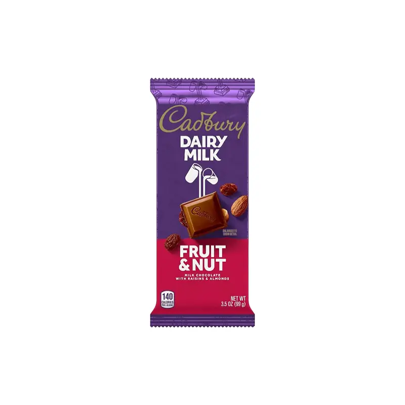 Cadbury Dairy Milk Fruit & Nut Milk Chocolate Bar 3.5 oz.