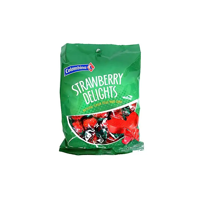 Colombina Strawberry Delights Filled Hard Candy - 7-oz. Bag
