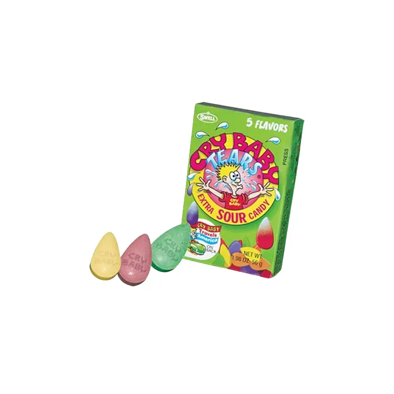 Cry Baby Tears Extra Sour Candy - 1.98-oz. Box