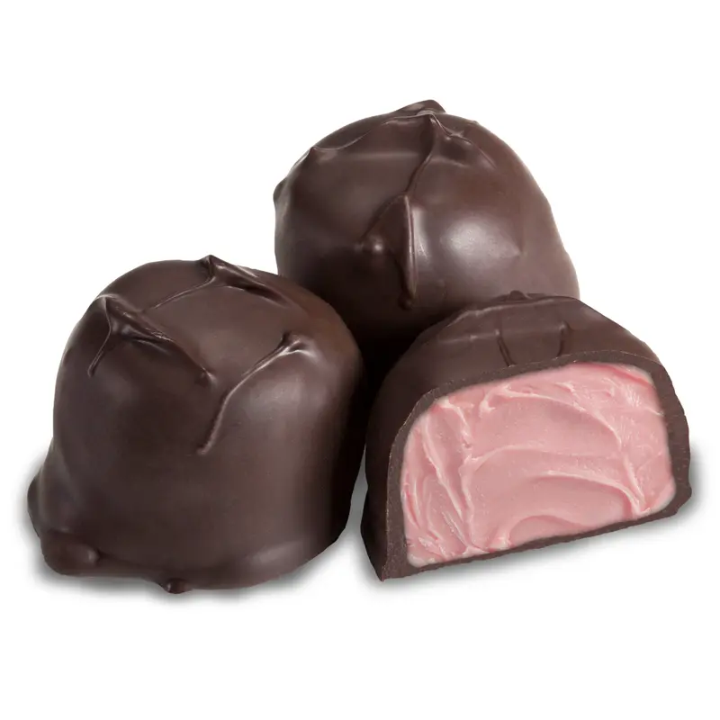 Dark Chocolate Raspberry Creams - 1 LB Box