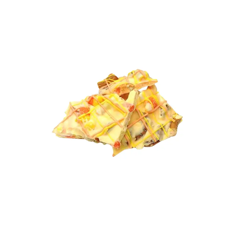 Gourmet White Chocolate Candy Corn Pretzel Bark