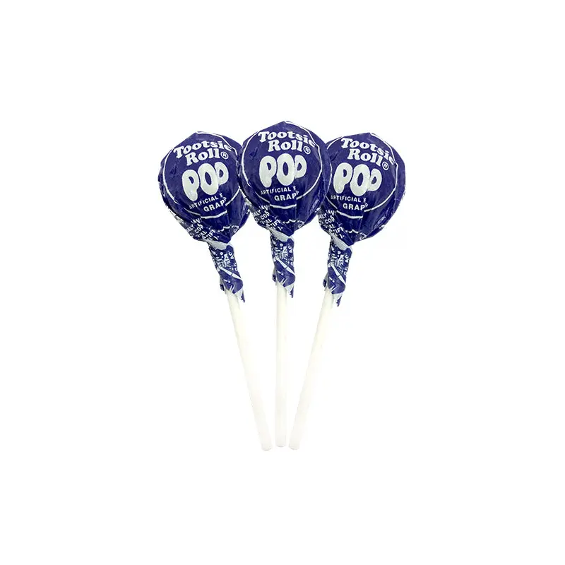 Grape Tootsie Pops - 2 LB Bulk Bag
