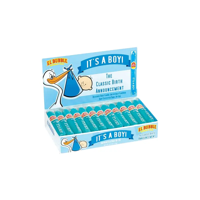 It's a Boy Birth Announcement Bubble Gum Cigars