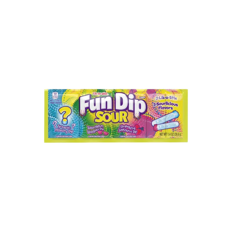 Lik-m-aid Sour Fun Dip - 1.4-oz. Packet