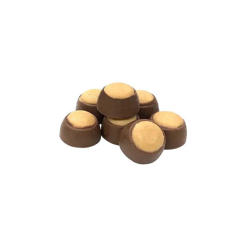 Mini Milk Chocolate Peanut Butter Buckeyes - 3 LB Bulk Bag