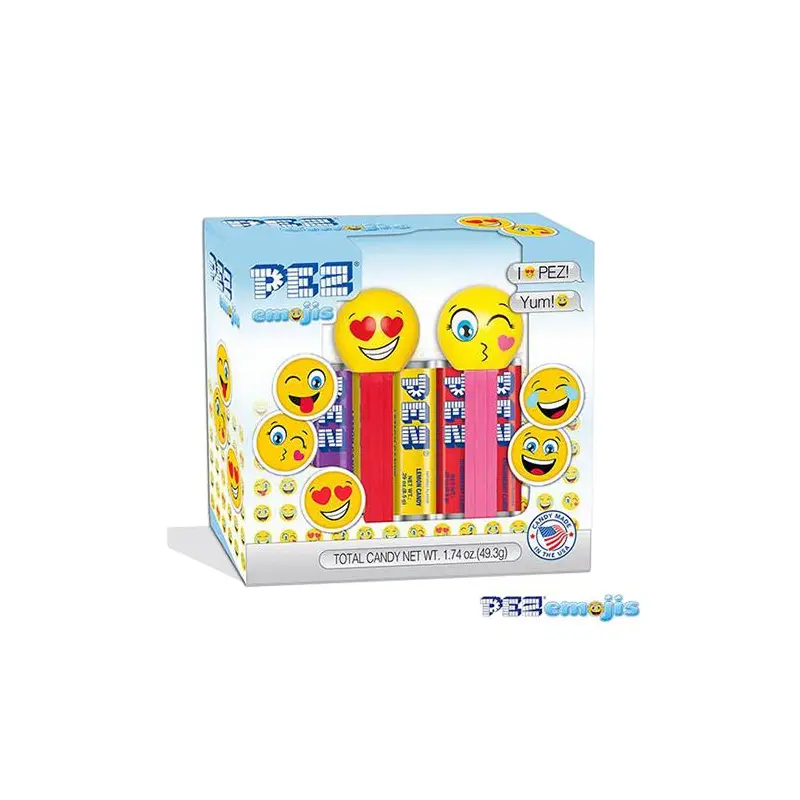 PEZ Emojis Candy Dispenser Twin Pack