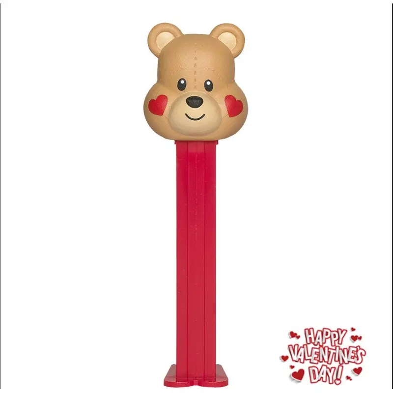 PEZ Valentine's Day Collection Candy Dispenser - 1-Piece Blister Pack