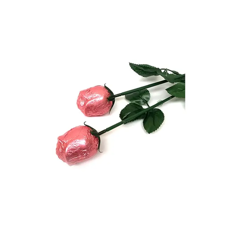Pink Foiled Belgian Chocolate Color Splash Roses