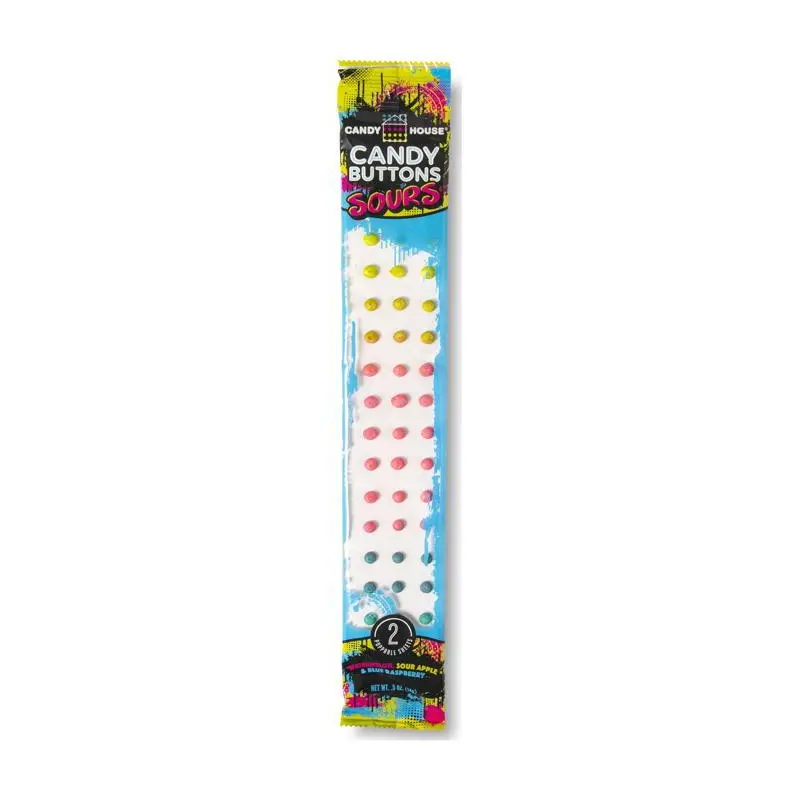 Candy House Sour Candy Buttons 0.5 oz.