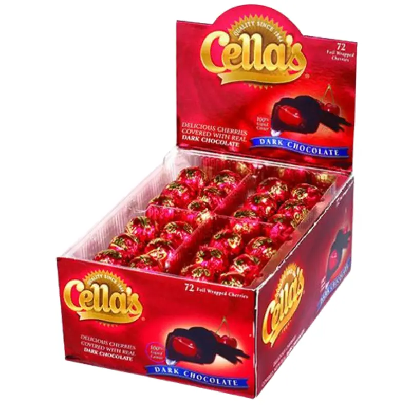 Cella's Foil Wrapped Dark Chocolate Covered Cherries