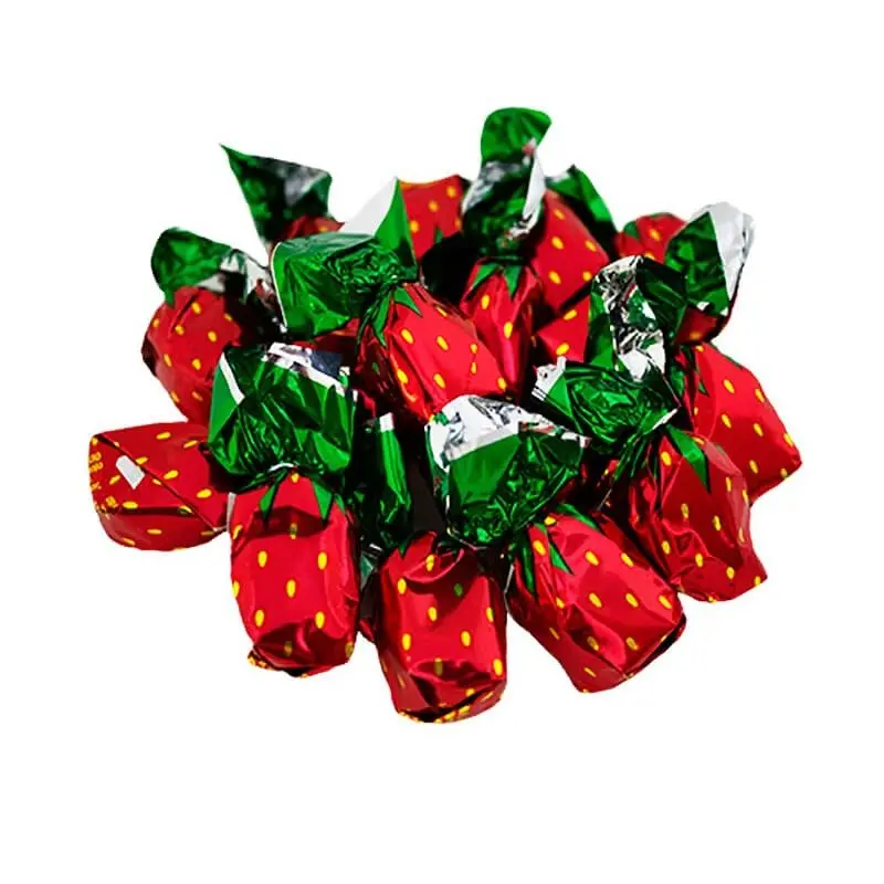 Colombina Filled Strawberry Delight Hard Candy - 5 LB Bulk Bag