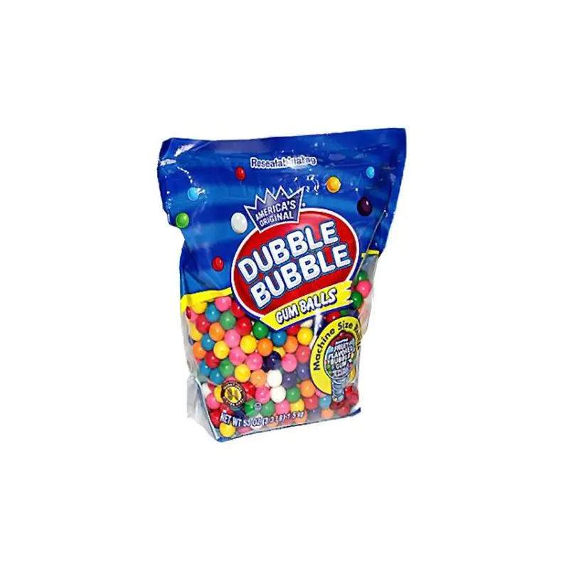 Dubble Bubble Gumballs Machine Size Refills - 3.3 LB Bulk Bag