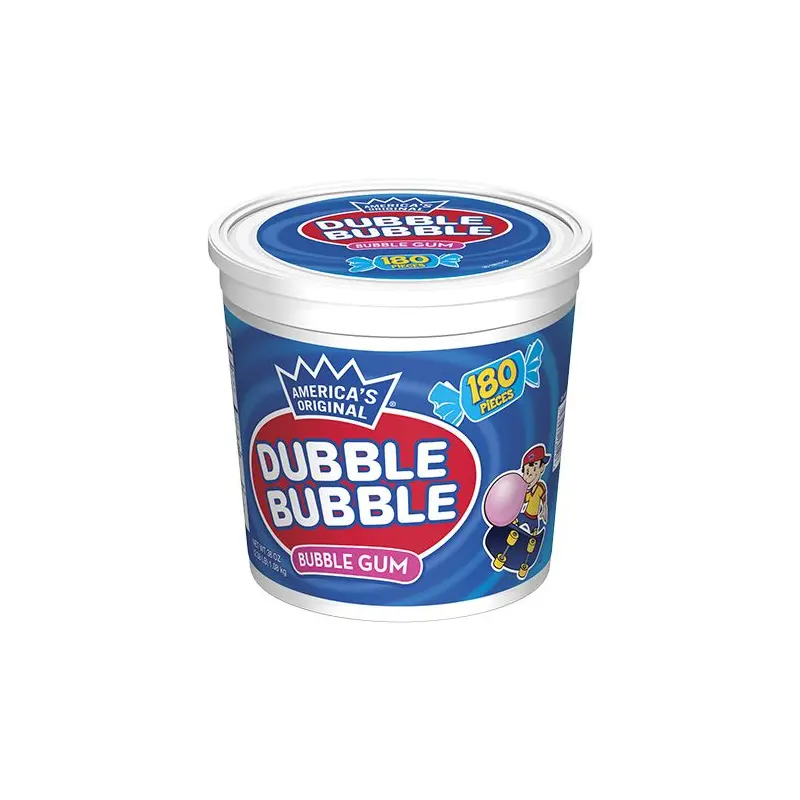 Dubble Bubble Original Twist Bubble Gum Tubs
