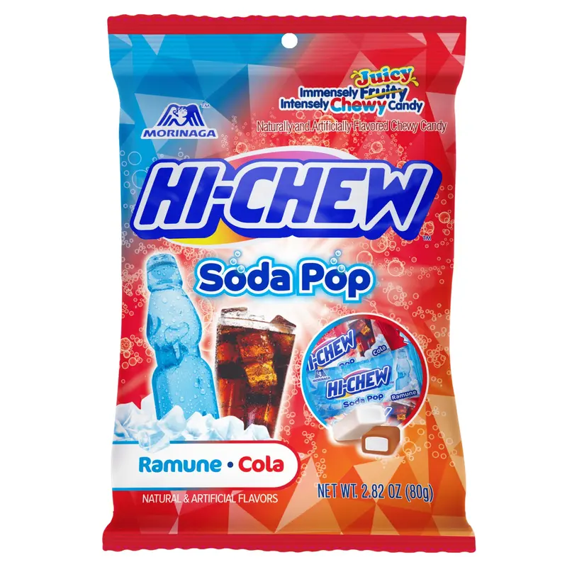 Hi-Chew Soda Pop Mix Ramune/Cola Chews - 2.82-oz. Bag