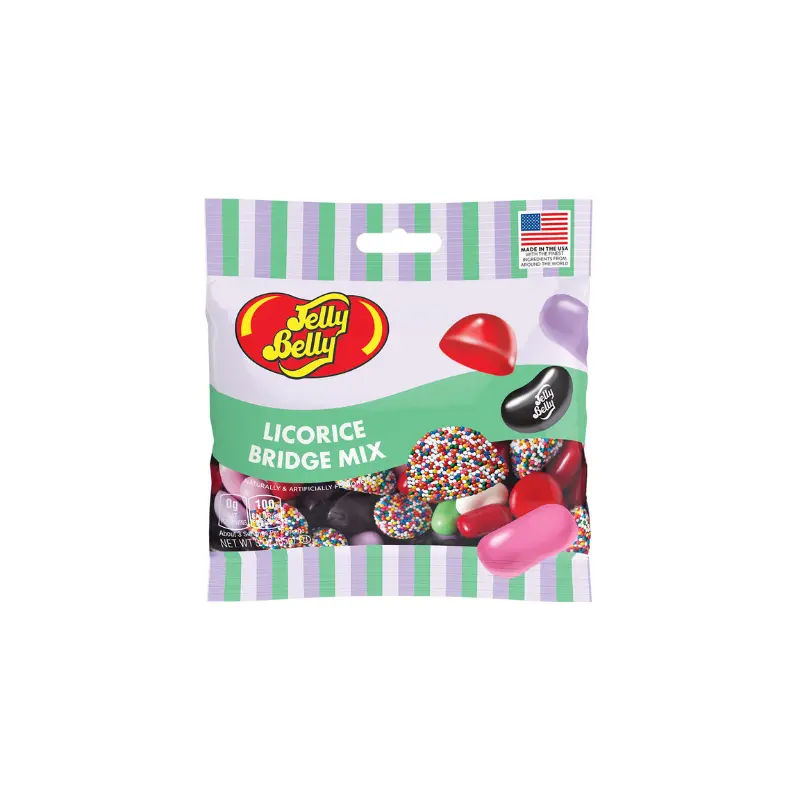 Jelly Belly Licorice Bridge Mix - 3-oz. Bag