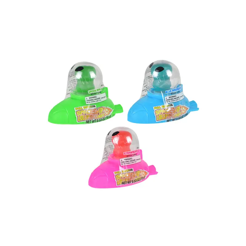 Koko's Pull-Back Spaceship Lollipop Candy .53 oz