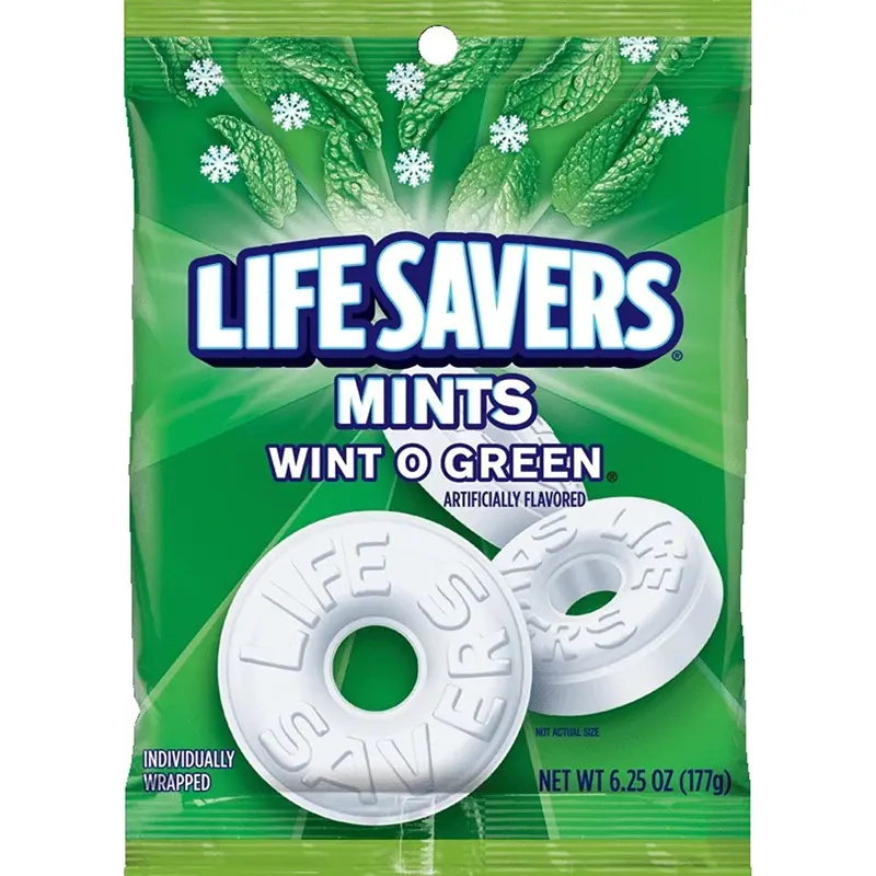 Life Savers Mints Wint O Green - 6.25-oz. Bag