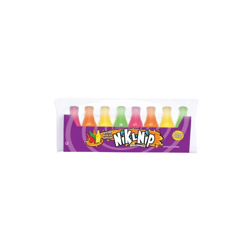 Nik L Nips Mini Drinks Wax Bottles 8-Pack