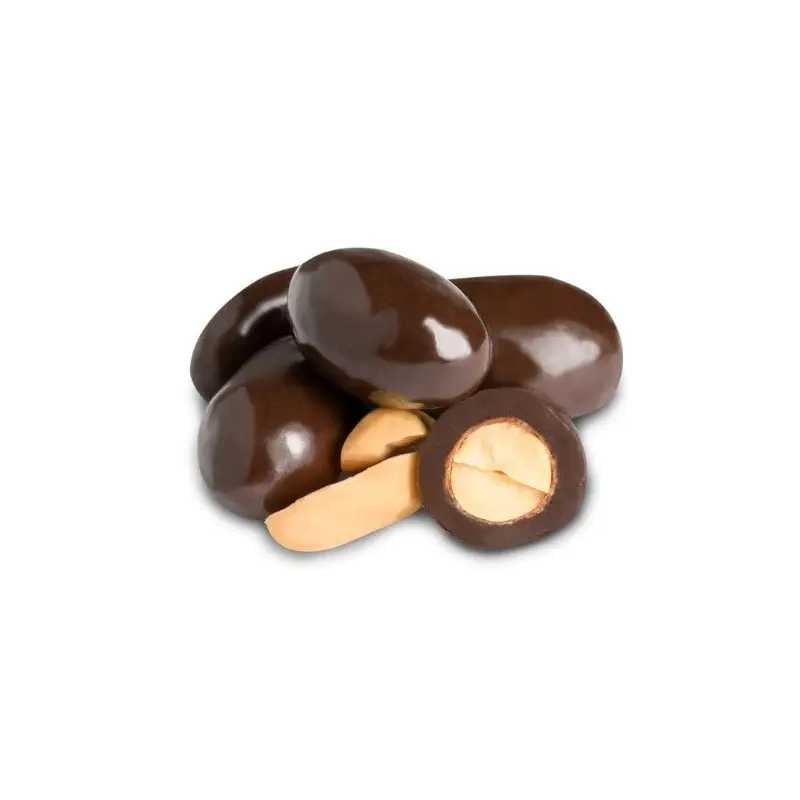 No Sugar Added Dark Chocolate Covered Peanuts - 2 LB Bulk Bag
