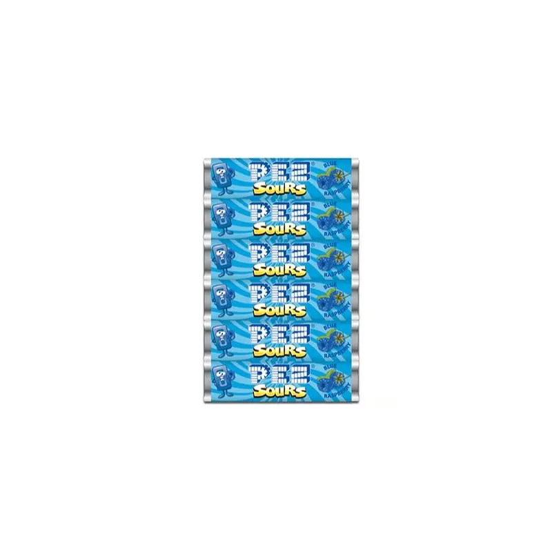 PEZ Sour Blue Raspberry Candy Refills - 1 LB Bulk Bag