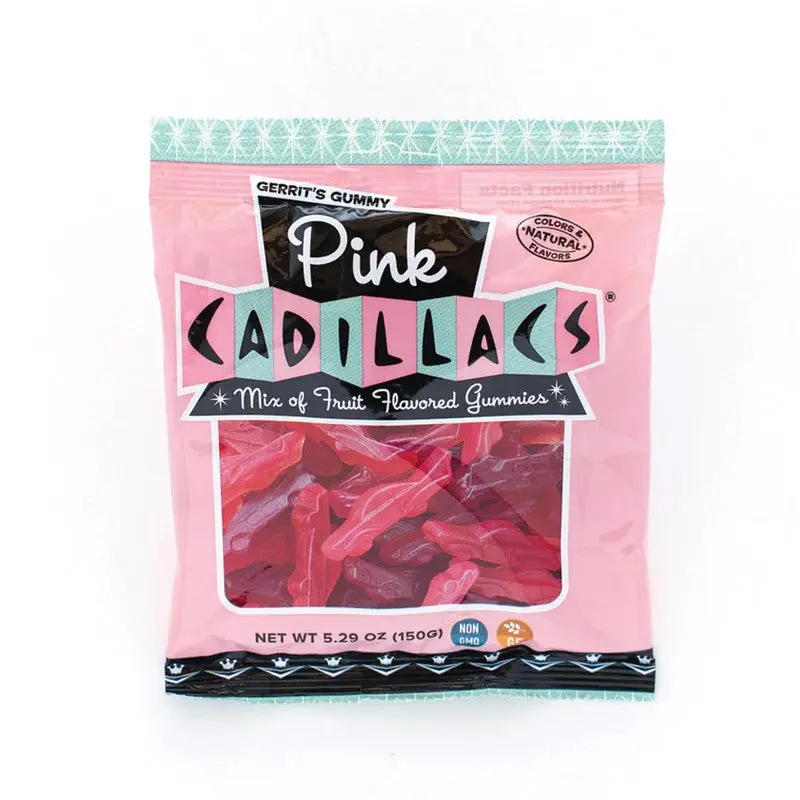 Pink Cadillacs Gummi Candy 5.2 oz. Bag