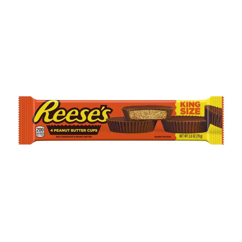 Reese's Peanut Butter Cups King Size 4 Cup 2.8 oz.
