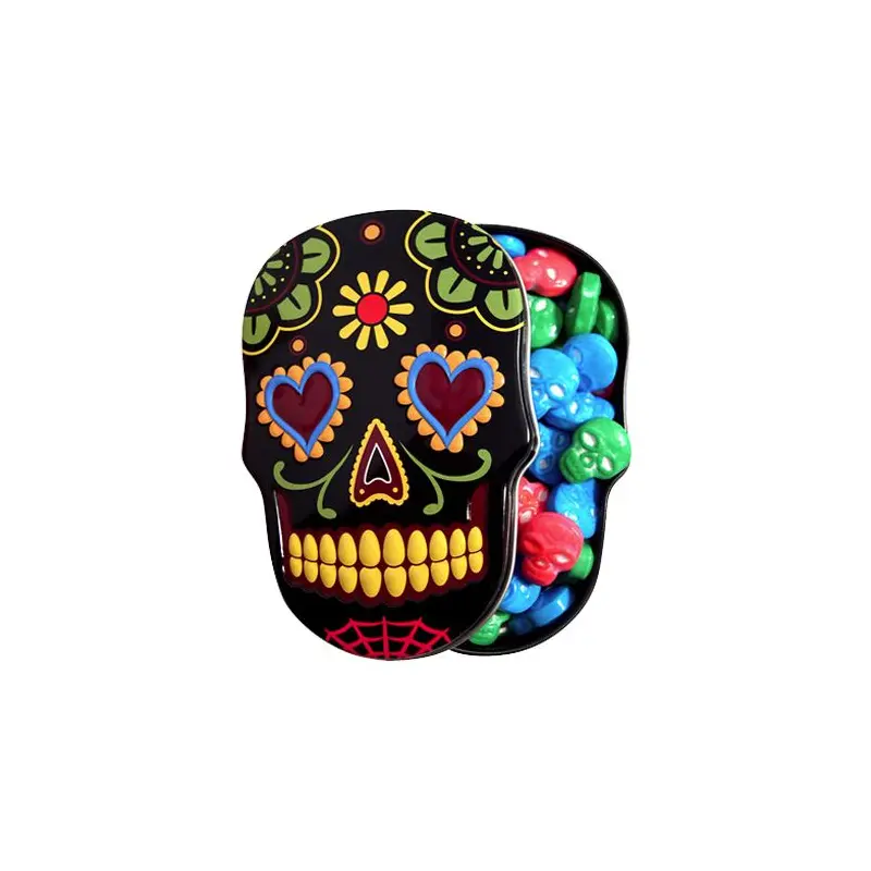 Sugar Skulls Sweet Candy Skulls - 1.3-oz. Tin