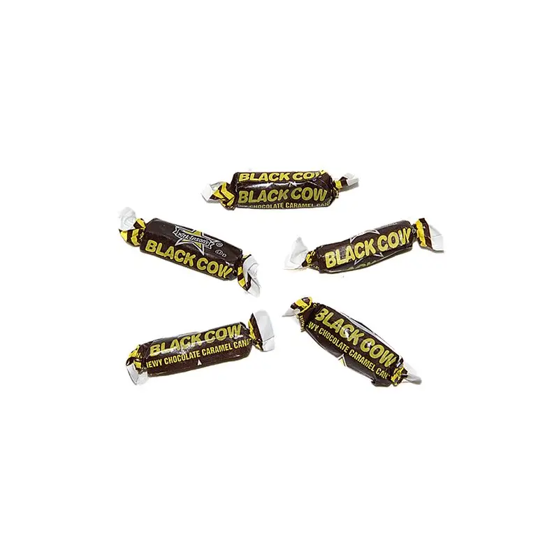 Black Cow Bite Size Chewy Chocolate Caramel Candy - 3 LB Bulk Bag