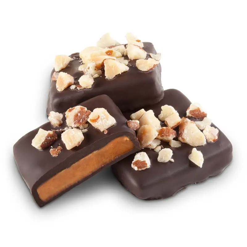 Dark  Chocolate Toffee with Almonds 1 LB Box