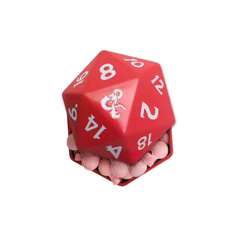 Dungeons and Dragons D20 +1 Cherry Potion Hard Candy - 1.2-oz. Tin