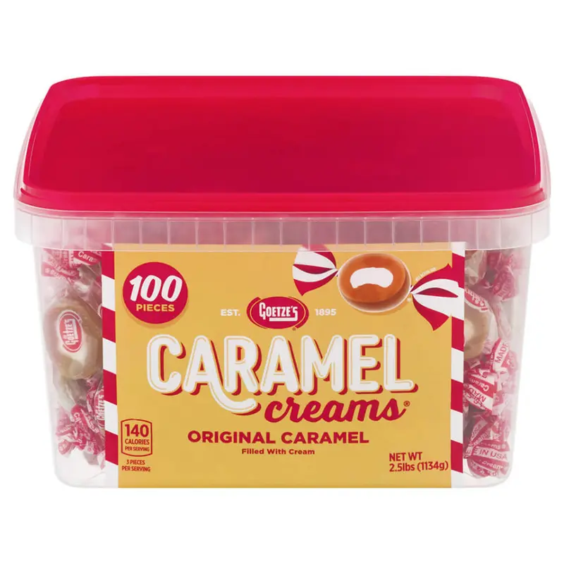 Goetze's Caramel Creams Original 100 count Tub
