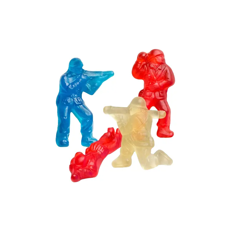 Gummi Red, White & Blue Military Heroes Bulk Bags