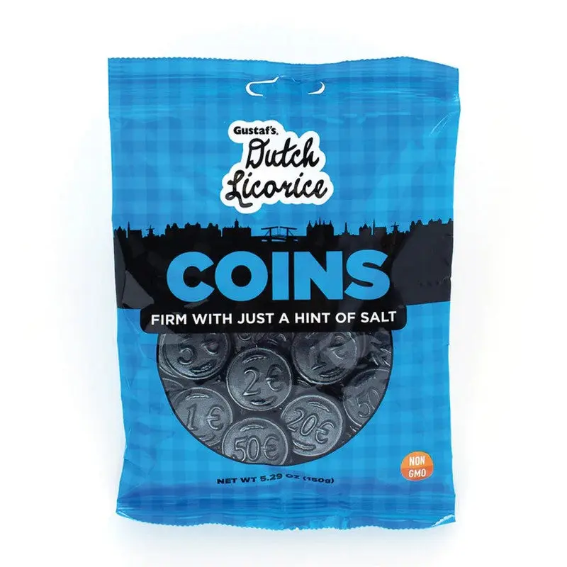 Gustaf's Dutch Licorice Coins
