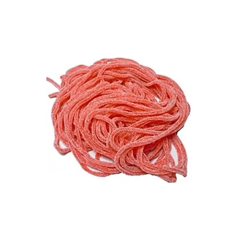 Gustaf's Sour Strawberry Licorice Laces - 2 LB Bag
