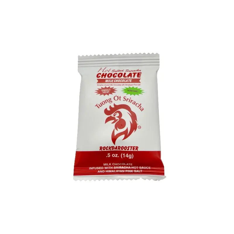 Hot Salted Sriracha Chocolate 36% Milk Chocolate .5 oz.