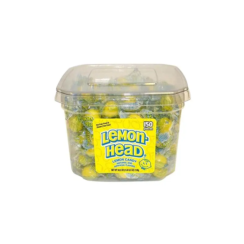 Lemonhead Lemon Candy - 150 Piece Tub