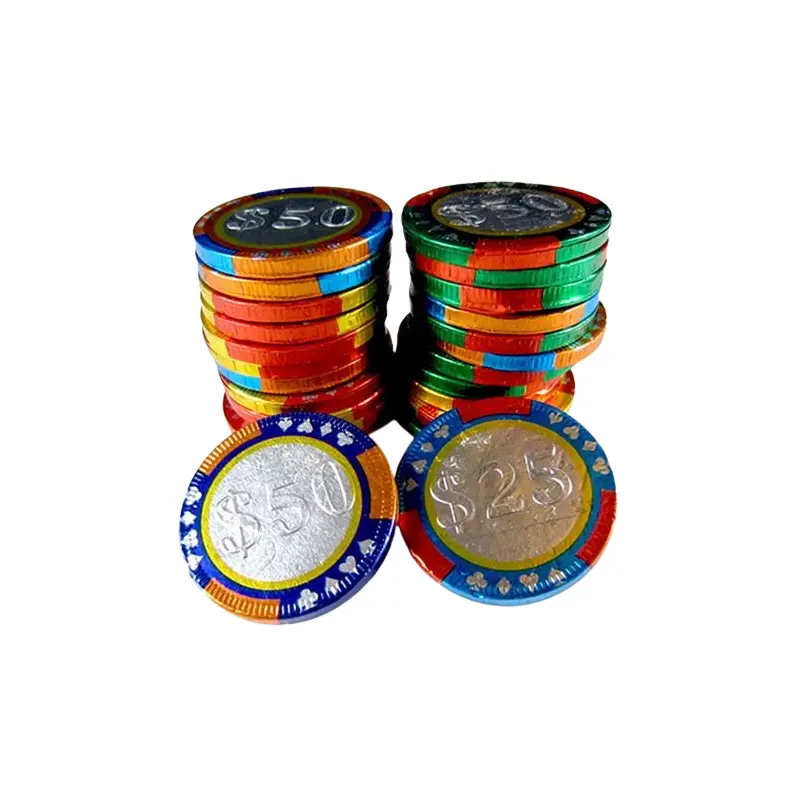 Milk Chocolate Casino Chips in Bulk