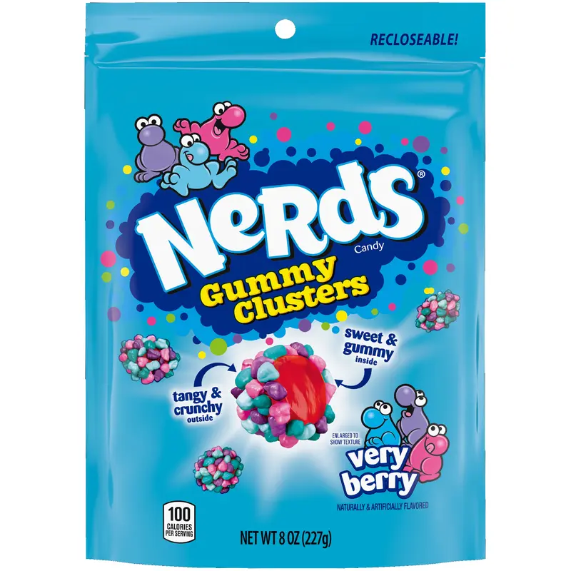 Nerds Gummy Clusters Very Berry Bags