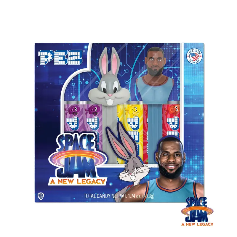 PEZ- Space Jam Gift Set (Bugs Bunny & LeBron James)
