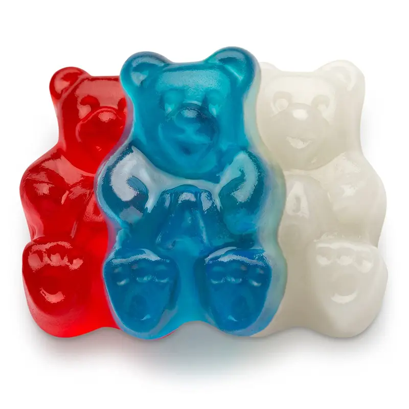 Red, White & Blue Freedom Gummi Bears Bulk Bags