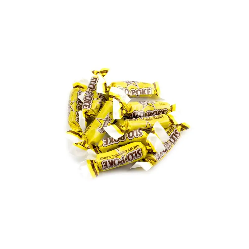 Slo Poke Bite Size Chewy Caramel Candy - 3 LB Bulk Bag