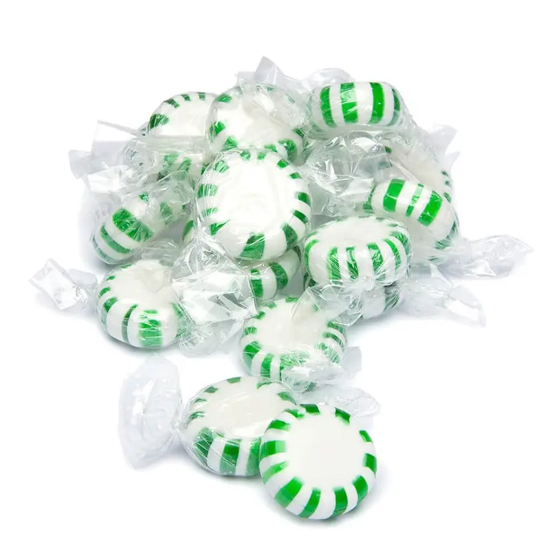 Sunrise Spearmint Starlight Mints 3 lb. Bulk Bag