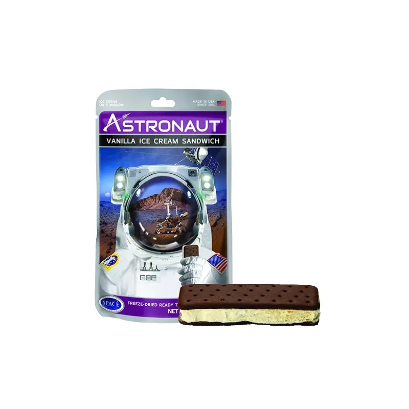 Astronaut Freeze-Dried Vanilla Ice Cream Sandwich - 1-oz. Package