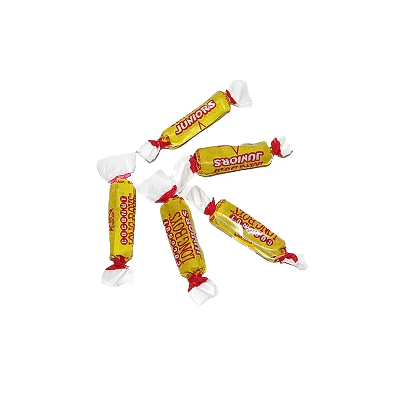 Atkinson's Coconut Long Boys Chewy Caramel Juniors - Bulk Bags