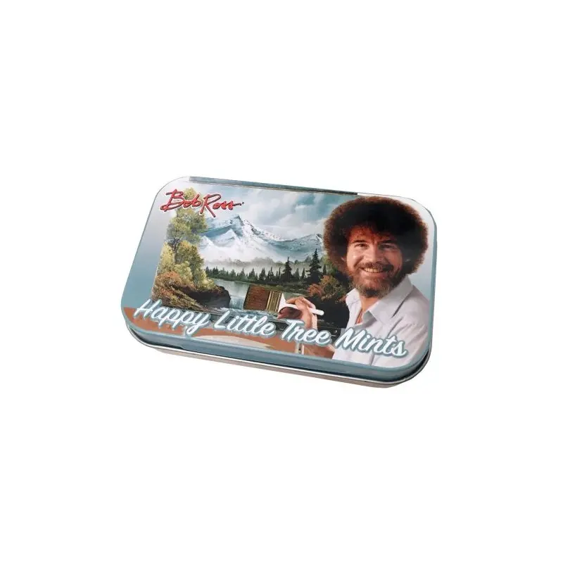 Bob Ross Happy Little Tree Mints 1.5 oz. Tin